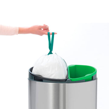 Bote de basura touch bin acero 33L Brabantia